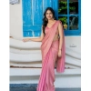 Generic Women's Silk Embroidred Saree With Unstitched Blouse 5.5Mtr (Pink) Generic Women's Silk Embroidred Saree With Unstitched Blouse 5.5Mtr (Pink)