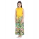 Generic Girl's Rayon Flamingo Print Sleeveless Jumpsuit (Yellow-Multicolor) Generic Girl's Rayon Flamingo Print Sleeveless Jumpsuit (Yellow-Multicolor)