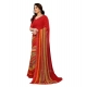 Generic Women's Georgette Printed Saree With Unstitched Blouse 5.5Mtr (Red) Generic Women's Georgette Printed Saree With Unstitched Blouse 5.5Mtr (Red)