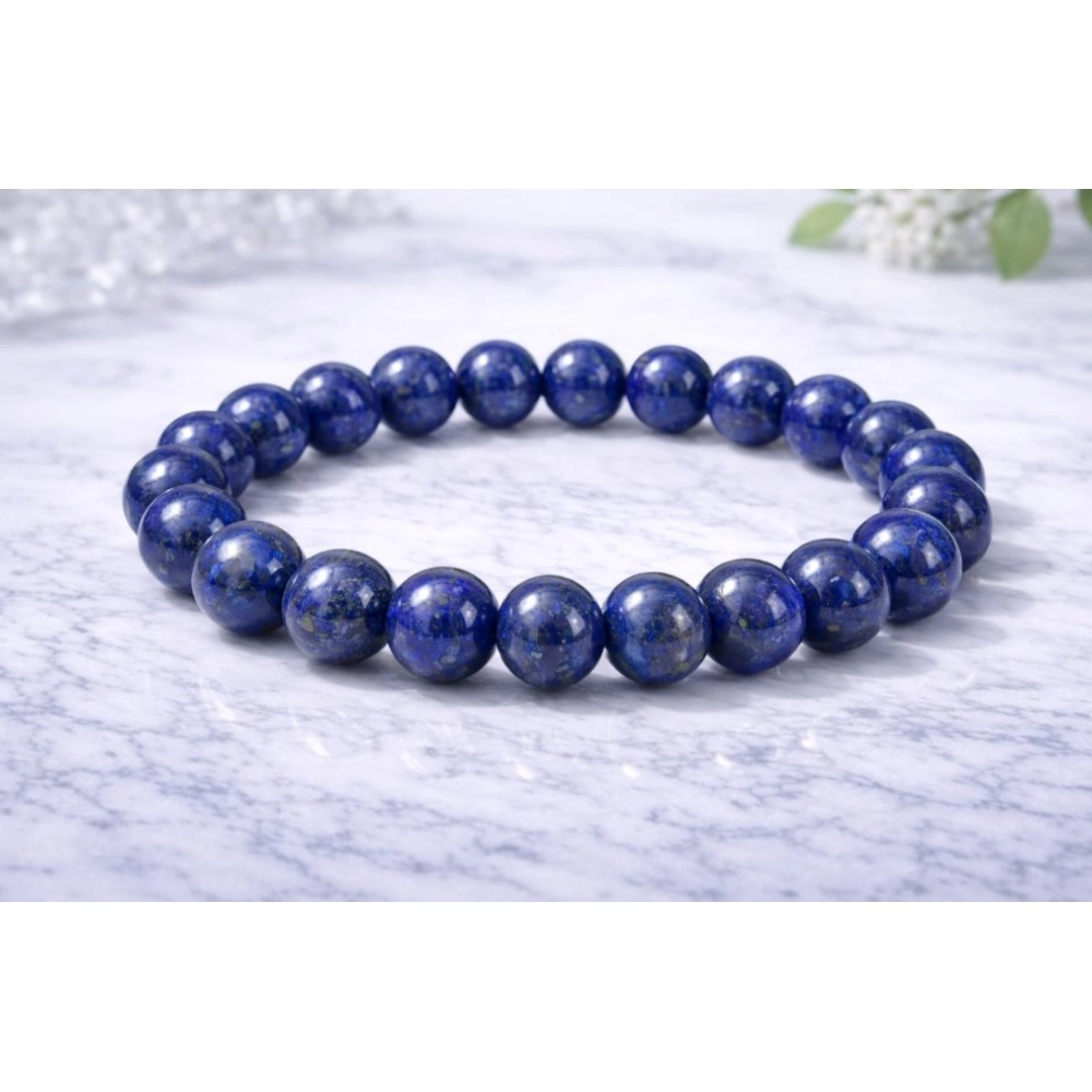 Generic Natural Crystal 8mm Lapis Lazuli Bracelet (Dark Purple) Generic Natural Crystal 8mm Lapis Lazuli Bracelet (Dark Purple)