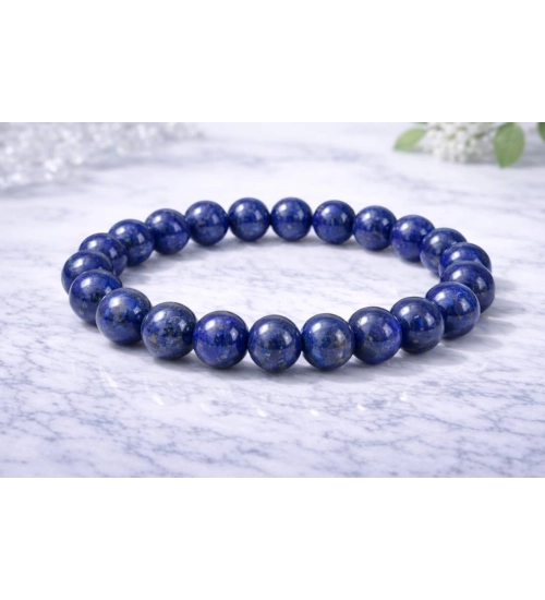 Generic Natural Crystal 8mm Lapis Lazuli Bracelet (Dark Purple) Generic Natural Crystal 8mm Lapis Lazuli Bracelet (Dark Purple)