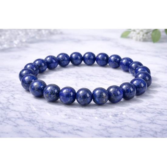 Generic Natural Crystal 8mm Lapis Lazuli Bracelet (Dark Purple) Generic Natural Crystal 8mm Lapis Lazuli Bracelet (Dark Purple)