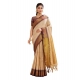 Generic Women's Silk Blended Jaquard Woven Saree With Unstitched Blouse 5.5Mtr (Beige) Generic Women's Silk Blended Jaquard Woven Saree With Unstitched Blouse 5.5Mtr (Beige)