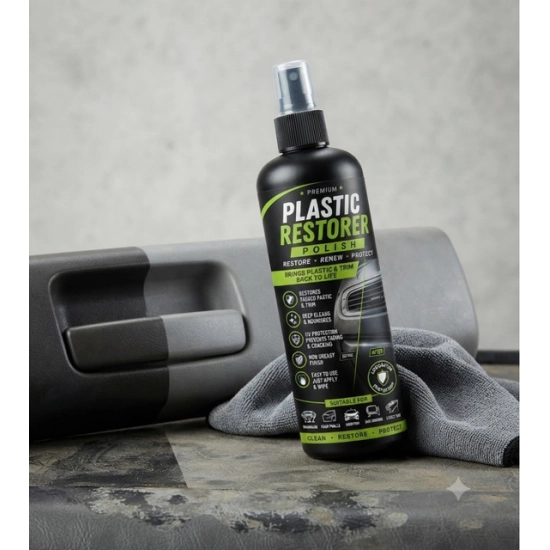 Generic Pack of 2 Plastic Restorer Polish Liquid Spray Bottles 100 ML