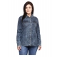 Generic Women's Denim Solid Long Sleeves Shirt (Blue) Generic Women's Denim Solid Long Sleeves Shirt (Blue)