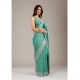 Generic Women's Silk Embroidred Saree With Unstitched Blouse 5.5Mtr (Light Green)