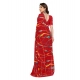 Generic Women's Georgette Printed Saree With Unstitched Blouse 5.5Mtr (Red) Generic Women's Georgette Printed Saree With Unstitched Blouse 5.5Mtr (Red)