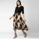 Generic Women's Satin Pleated Elasticated Skirt (Multicolor) Generic Women's Satin Pleated Elasticated Skirt (Multicolor)