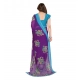 Generic Women's Georgette Printed Saree With Unstitched Blouse 5.5Mtr (Purple) Generic Women's Georgette Printed Saree With Unstitched Blouse 5.5Mtr (Purple)