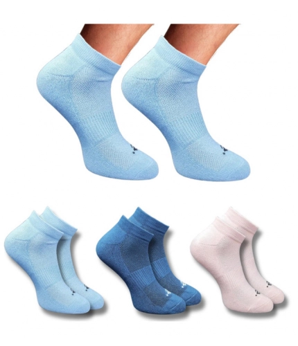 Generic 3_Pair Set Unisex Casual Cotton Printed Low Cut Socks (Multicolor)