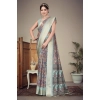 Generic Women's Cotton Silk  Printed Saree With Unstitched Blouse 5.5Mtr (Multicolor)