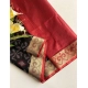 Generic Women's Raw Silk Ikkat Saree With Unstitched Blouse 5.5Mtr (Black) Generic Women's Raw Silk Ikkat Saree With Unstitched Blouse 5.5Mtr (Black)