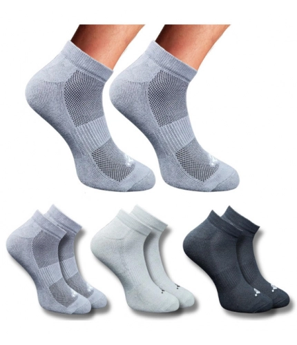 Generic 3_Pair Set Unisex Casual Cotton Printed Low Cut Socks (Multicolor)