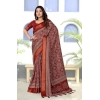 Generic Women's Cotton Silk Printed Saree With Unstitched Blouse 5.5Mtr (Maroon) Generic Women's Cotton Silk Printed Saree With Unstitched Blouse 5.5Mtr (Maroon)