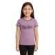Generic Girl's Cotton Printeded Round Neck T-Shirt (Lavander) Generic Girl's Cotton Printeded Round Neck T-Shirt (Lavander)