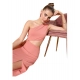 Generic Women's Polyester Lycra Solid Sleeveless Dress (Pink) Generic Women's Polyester Lycra Solid Sleeveless Dress (Pink)