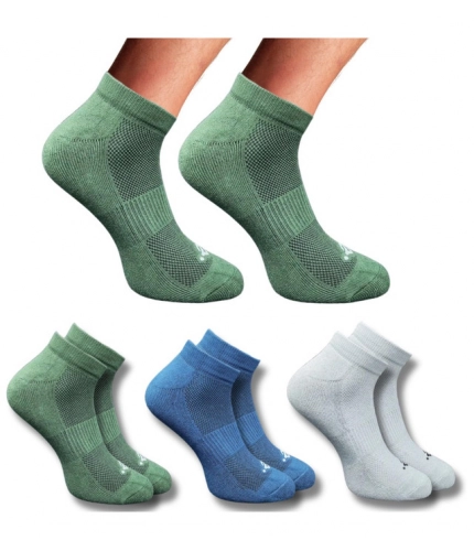 Generic 3_Pair Set Unisex Casual Cotton Printed Low Cut Socks (Multicolor)