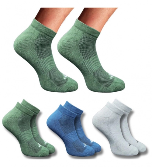 Generic 3_Pair Set Unisex Casual Cotton Printed Low Cut Socks (Multicolor)