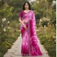 Generic Women's Georgette Striped Saree With Unstitched Blouse 5.5Mtr (Pink) Generic Women's Georgette Striped Saree With Unstitched Blouse 5.5Mtr (Pink)