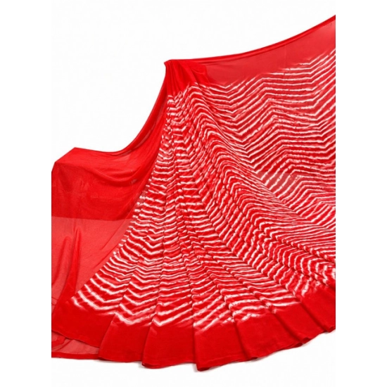 Generic Women's Georgette Printed Saree With Unstitched Blouse 5.5Mtr (Red) Generic Women's Georgette Printed Saree With Unstitched Blouse 5.5Mtr (Red)