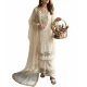 Generic Women's Silk Embroidered 3/4th Sleeve Round Kurti With Palazzo Pant and Dupatta Set (White) Generic Women's Silk Embroidered 3/4th Sleeve Round Kurti With Palazzo Pant and Dupatta Set (White)