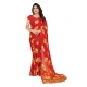 Generic Women's Georgette Printed Saree With Unstitched Blouse 5.5Mtr (Orange) Generic Women's Georgette Printed Saree With Unstitched Blouse 5.5Mtr (Orange)