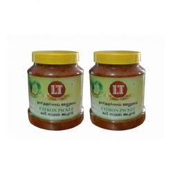 Generic Pack of_2 500GM LT Citron Pickle Traditional Digestive Side Dish (Red)
