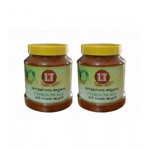 Generic Pack of_2 500GM LT Citron Pickle Traditional Digestive Side Dish (Red)