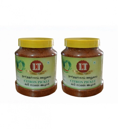 Generic Pack of_2 500GM LT Citron Pickle Traditional Digestive Side Dish (Red)