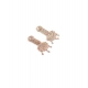 Generic Women's Brass Silver Plated Drop Earrings (White) Generic Women's Brass Silver Plated Drop Earrings (White)