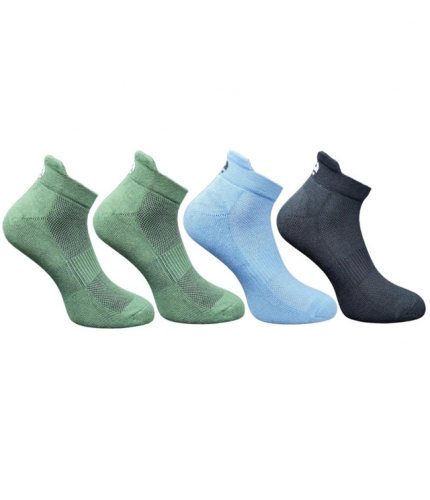 Generic 4_Pair Set Unisex Casual Cotton Printed Ankle Length Socks (Multicolor)