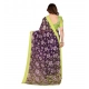Generic Women's Georgette Printed Saree With Unstitched Blouse 5.5Mtr (Purple) Generic Women's Georgette Printed Saree With Unstitched Blouse 5.5Mtr (Purple)