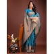 Generic Women's Banarasi Silk Printed Saree With Unstitched Blouse 5.5Mtr (Blue) Generic Women's Banarasi Silk Printed Saree With Unstitched Blouse 5.5Mtr (Blue)