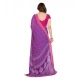 Generic Women's Georgette Printed Saree With Unstitched Blouse 5.5Mtr (Purple) Generic Women's Georgette Printed Saree With Unstitched Blouse 5.5Mtr (Purple)
