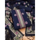 Generic Women's Banarasi Silk Printed Unstitched Salwar Suit Material With Dupatta (Navy Blue, 3Mtrs) Generic Women's Banarasi Silk Printed Unstitched Salwar Suit Material With Dupatta (Navy Blue, 3Mtrs)