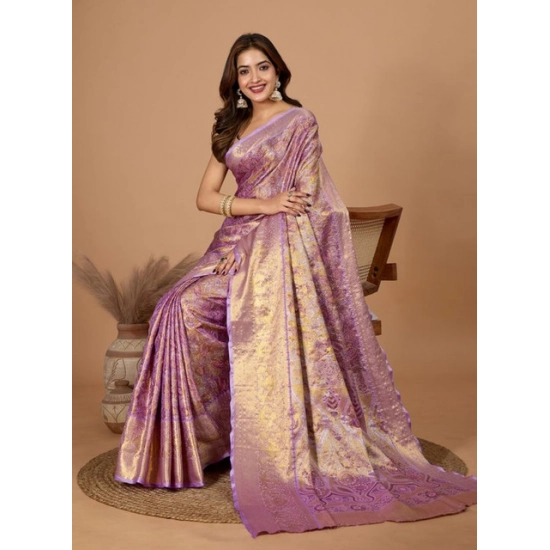 Generic Women's Jacquard Saree With Unstitched Blouse 5.5Mtr (Multicolor) Generic Women's Jacquard Saree With Unstitched Blouse 5.5Mtr (Multicolor)