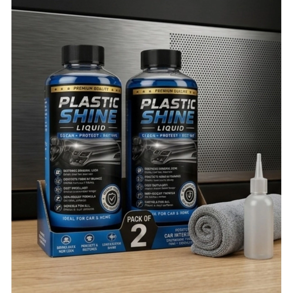 Generic Pack of 2 Plastic Shine Liquid Bottles 100 ML - Image 3