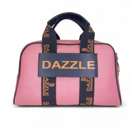 Generic Women's Polyurethane Textured Duffle Bag with Adjustable & Removable Strap (Pink) Generic Women's Polyurethane Textured Duffle Bag with Adjustable & Removable Strap (Pink)