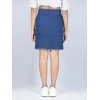 Generic Girl's Denim Solid Buttoned Skirt (Blue) Generic Girl's Denim Solid Buttoned Skirt (Blue)