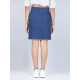 Generic Girl's Denim Solid Buttoned Skirt (Blue) Generic Girl's Denim Solid Buttoned Skirt (Blue)