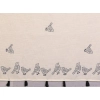 Generic Women's Linen Cotton Printed Saree With Unstitched Blouse 5.5Mtr (Off White)