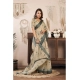 Generic Women's Linen Cotton Printed Ready To Wear Saree With Unstitched Blouse 5.5 Mtr (Light_Beige)