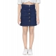 Generic Girl's Denim Solid Buttoned Skirt (Navy Blue) Generic Girl's Denim Solid Buttoned Skirt (Navy Blue)