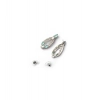 Generic Women's Brass Silver Plated Necklace set (Turquoise)