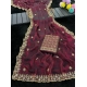 Generic Women's Satin Embellished Saree With Unstitched Blouse 5.5Mtr (Wine-Toned) Generic Women's Satin Embellished Saree With Unstitched Blouse 5.5Mtr (Wine-Toned)