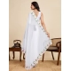 Generic Women's Georgette Printed Saree With Unstitched Blouse 5.5Mtr (White) Generic Women's Georgette Printed Saree With Unstitched Blouse 5.5Mtr (White)