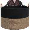 Generic Cotton Pack Of_1 16x14 Inch Storage Basket For Clothes With Out Lid (Black-Beige-Black) Generic Cotton Pack Of_1 16x14 Inch Storage Basket For Clothes With Out Lid (Black-Beige-Black)