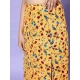 Generic Women's Polyester Floral Side Zip Skirt (Multicolor) Generic Women's Polyester Floral Side Zip Skirt (Multicolor)