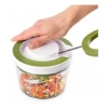2-in-1 Manual Smart Chopper – Handy Vegetable And Fruit Processor (Color: Assorted )