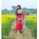 Generic Women's Faux_Tussar Geometric_Print Saree With Unstitched Blouse 5.5Mtr (Pink) Generic Women's Faux_Tussar Geometric_Print Saree With Unstitched Blouse 5.5Mtr (Pink)